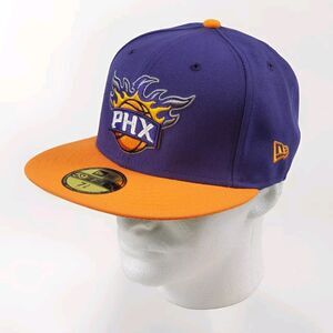 Phoenix Suns Hat New Era 59FIFTY Cap Basketball 5950 Fitted Size 7 3/8 Purple